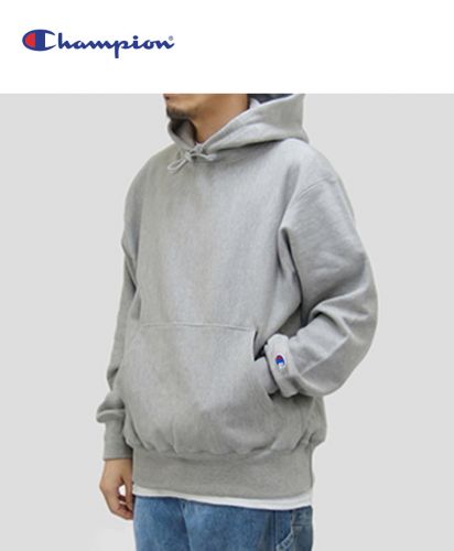 12oz リバースウィーブ パーカー/OX/オックスフォードグレー