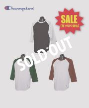 Champion 5.2oz 7分袖ラグランTシャツ