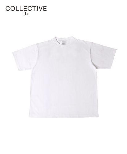 COLLECTIVE J+(コレクティブ・ジェイ・プラス)ハイエンド シルキーTシャツ/ 001 ホワイト