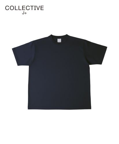 COLLECTIVE J+(コレクティブ・ジェイ・プラス)ハイエンド シルキーTシャツ/310 ネイビー