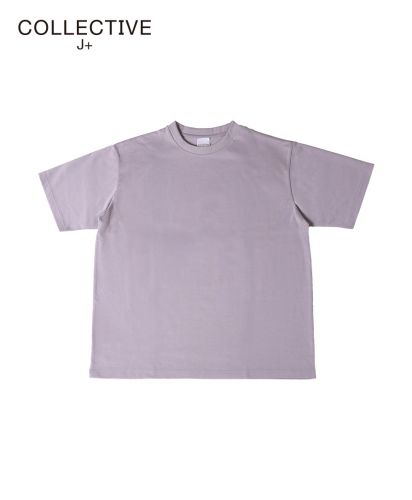 COLLECTIVE J+(コレクティブ・ジェイ・プラス)ハイエンド シルキーTシャツ/314 ライトパープル