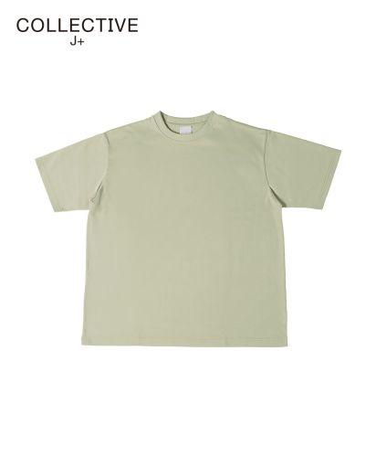 COLLECTIVE J+(コレクティブ・ジェイ・プラス)ハイエンド シルキーTシャツ/ 338 ピスタチオ