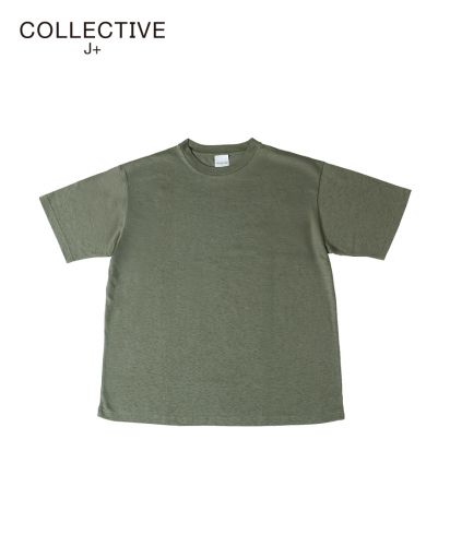 COLLECTIVE J+(コレクティブ・ジェイ・プラス)ハイエンド ルーズTシャツ/340 アーミーグリーン