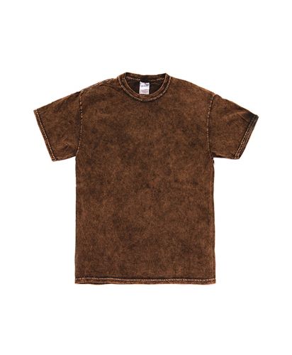 5.3オンスタイダイTシャツ（ミネラルウォッシュ）/BR ブラウン 