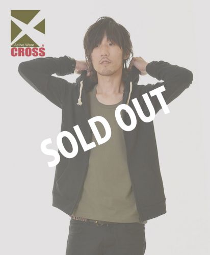 トライブレンド ジップパーカー/BLKブラック Mサイズ メンズ 176cm/SOLDOUT