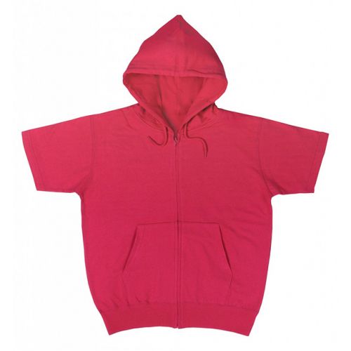 無地半袖ジップパーカー激安通販卸販売【CROSS /クロス】