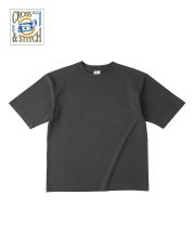 CROSS & STITCH(クロスステッチ)マックスウェイト オーバーサイズTシャツ(5分袖)/77 スミクロ