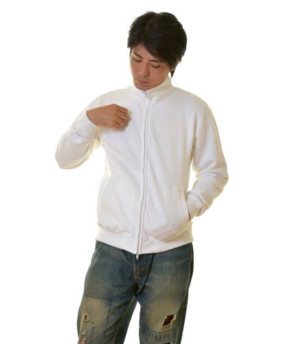 レギュラー フルジップ トラックトップ/WHT Mサイズ メンズ 175cm