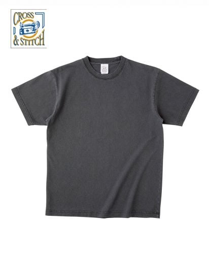 ピグメントTシャツ/83 Pブラック