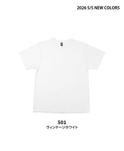 D-FACTORY(ディーファクトリー)6.6オンス プレミアムヴィンテージTシャツ/2026NEW/501 ヴィンテージホワイト