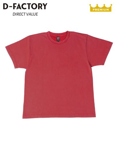 D-FACTORY(ディーファクトリー)6.6オンス プレミアムヴィンテージTシャツ/504 ヴィンテージレッド