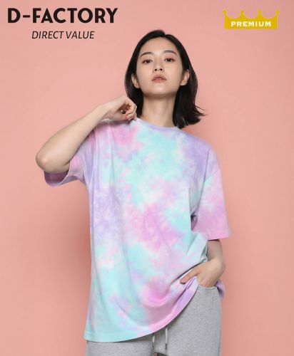 D-FACTORY(ディーファクトリー)6.6オンス プレミアムギャラクシーTシャツ/モデル着用:520 トワイライト