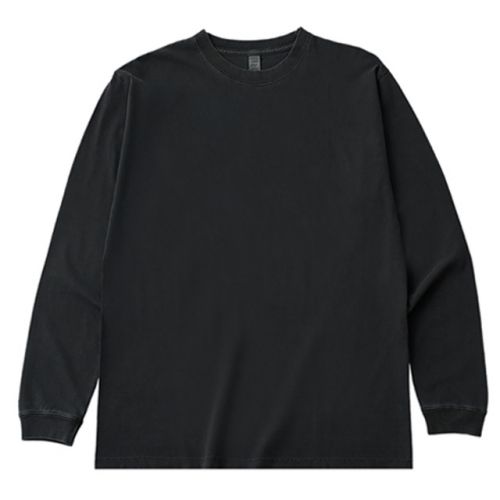 D-FACTORY 6.6オンス ロングスリーブガーメントダイTシャツ