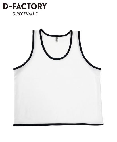 D-FACTORY(ディーファクトリー)プレミアムプロモーションビブス/001 ホワイト