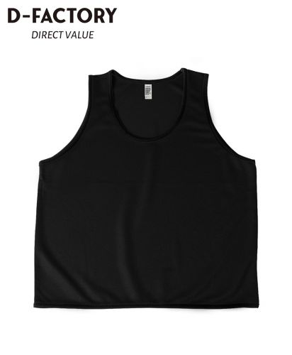 D-FACTORY(ディーファクトリー)プレミアムプロモーションビブス/007 ブラック