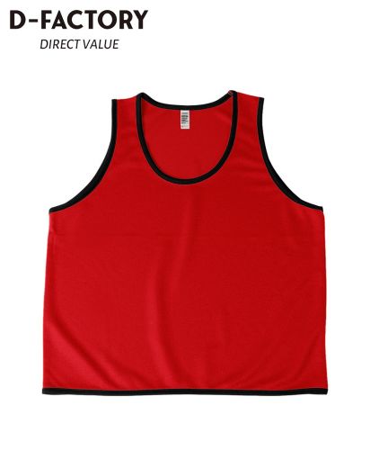 D-FACTORY(ディーファクトリー)プレミアムプロモーションビブス/204 レッド