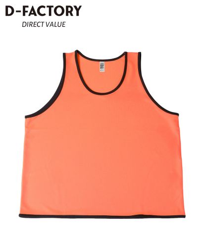 D-FACTORY(ディーファクトリー)プレミアムプロモーションビブス/601 蛍光オレンジ