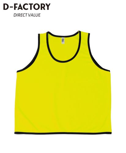 D-FACTORY(ディーファクトリー)プレミアムプロモーションビブス/602 蛍光イエロー