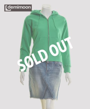 レディース裏毛ジップパーカー/KGR  Lサイズ レディース/SOLDOUT
