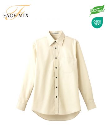 FACE MIX(フェイスミックス)ブロードレギュラーカラー長袖シャツ