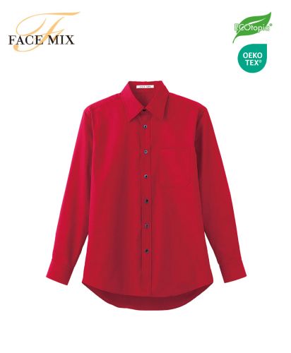 FACE MIX(フェイスミックス)ブロードレギュラーカラー長袖シャツ