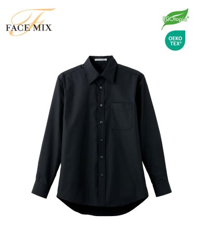 FACE MIX(フェイスミックス)ブロードレギュラーカラー長袖シャツ