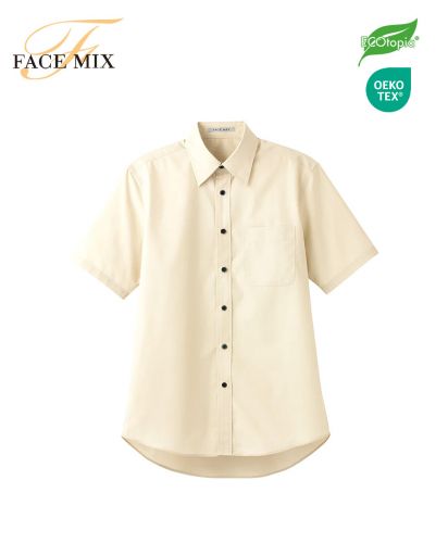 FACE MIX(フェイスミックス)ブロードレギュラーカラー半袖シャツ