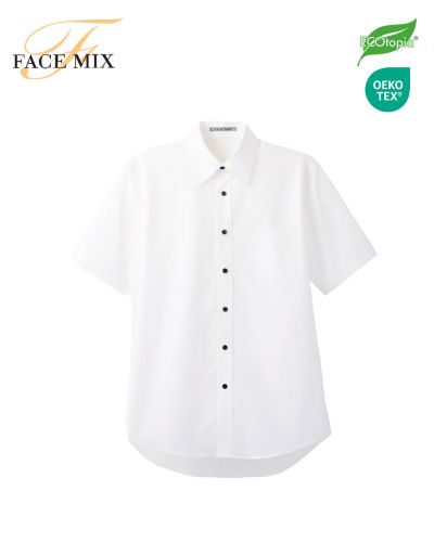 FACE MIX(フェイスミックス)ブロードレギュラーカラー半袖シャツ