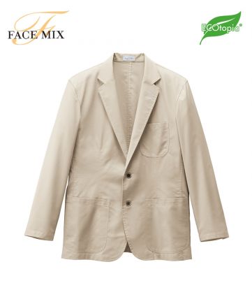 フェイスミックス(FACE MIX)ユニセックスシャツジャケット/1 ベージュ