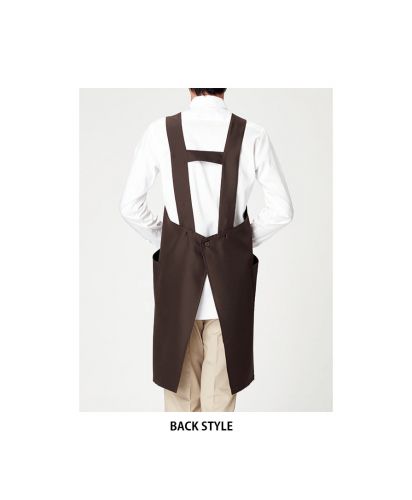 フェイスミックス(FACE MIX)H型胸当てエプロン/BACK STYLE