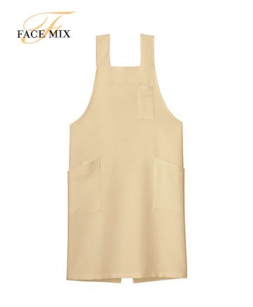 フェイスミックス(FACE MIX)H型胸当てエプロン/1 ベージュ