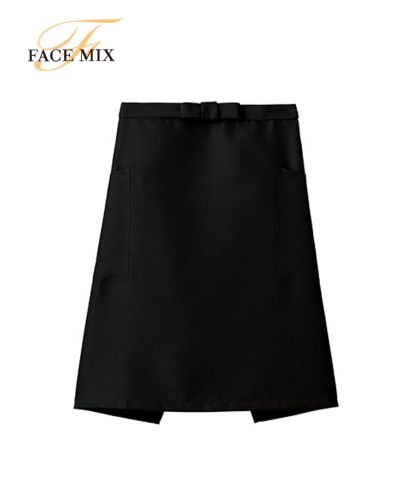 フェイスミックス(FACE MIX)ミドルエプロン/16 ブラック