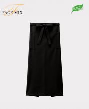 フェイスミックス(FACE MIX)ソムリエエプロン(原着糸・油移染防止))/両脇アウトポケット,ポケット脇側にマチ付き