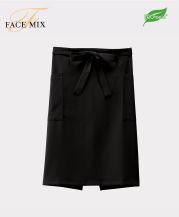 フェイスミックス(FACE MIX)ミドルエプロン(原着糸・油移染防止)/両脇アウトポケット,ポケット脇側にマチ付き