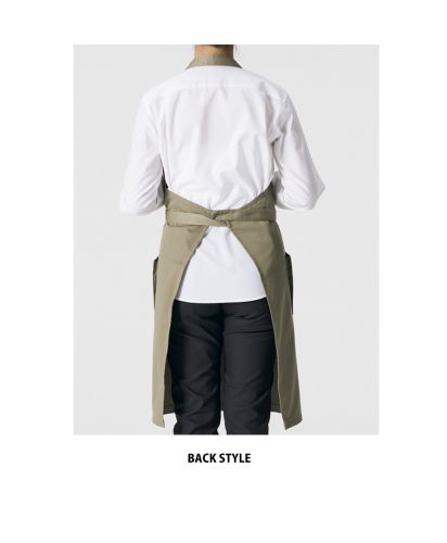 フェイスミックス(FACE MIX)胸当てエプロン/バックスタイル