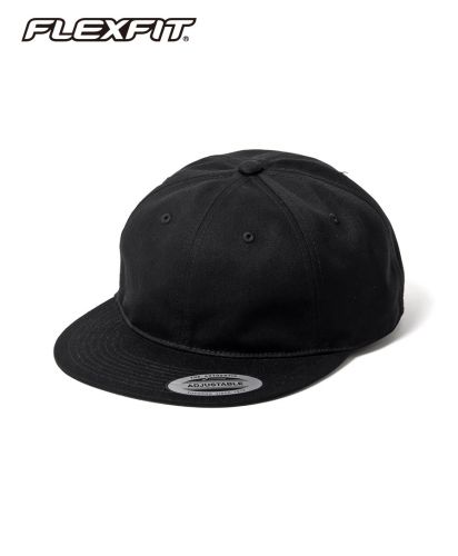 FLEXFIT(フレックスフィット)オリジナルレトロスタイルキャップ  ワンントーン(Exclusive Model)/BK    ブラック