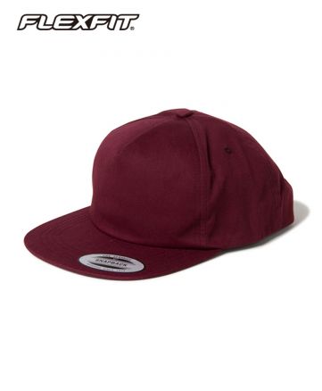 Unstructured 5-Panel Snap Back/MRマルーン 