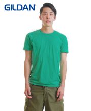 4.5oz ソフトスタイル リングスパンTシャツ/HSヘザーアイリッシュ