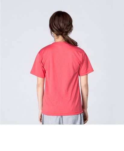 4.4オンスドライTシャツ/903ミックスレッド.BACKスタイル