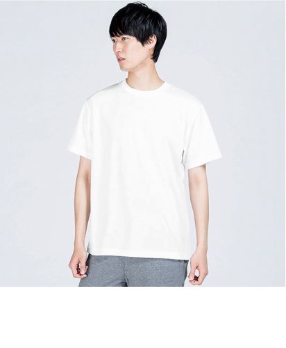 4.4オンスドライTシャツ/001ホワイト