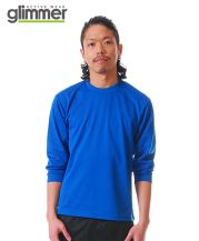 グリマー(glimmer)4.4オンスドライロングスリーブTシャツ 032ロイヤルブルーメンズモデル