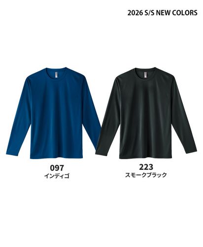 グリマー(glimmer)3.5オンス インターロックドライ長袖Tシャツ/2026SSNEW