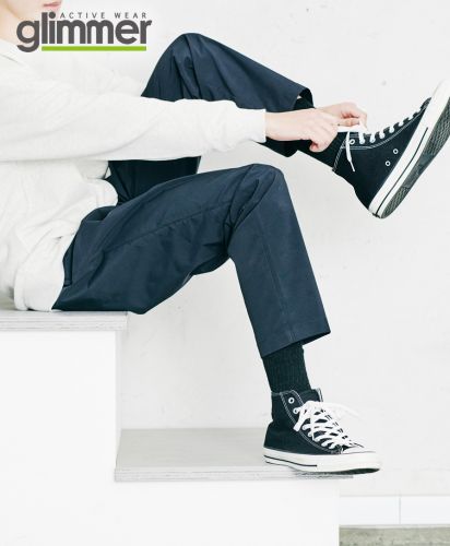 グリマー(glimmer)glimmer ACTIVE WEAR ドライストレッチパンツ(00370-SAC)/ネイビー男性着用イメージ