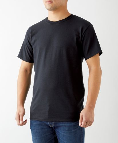 ジャージーズ DRI-POWER Tシャツ/02ブラック Mサイズ メンズモデル175cm