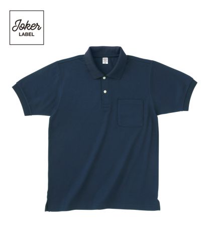 JOKER LABEL(ジョーカーラベル)ドライメッシュポロシャツ（ポケット付き）/NY ネイビー
