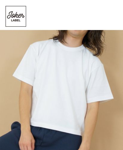 JOKER LABEL(ジョーカーラベル)ハイグレードコットンクロップドTシャツ/モデル着用写真