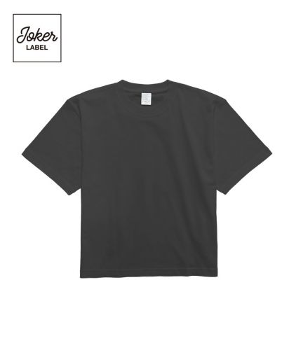 JOKER LABEL(ジョーカーラベル)ハイグレードコットンクロップドTシャツ/DC ダークチャコール