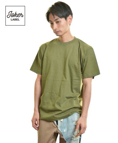 ハイグレードコットンTシャツ/KHカーキ  Lサイズ メンズモデル176cm