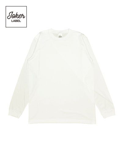 ジョーカーラベル(JOKER LABEL)ハイグレードコットングランジロングスリーブTシャツ/GW　グランジホワイト