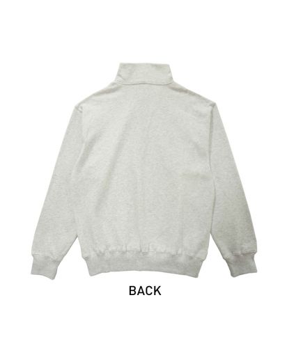 JOKER LABEL(ジョーカーラベル)裏毛ハーフジップトレーナー/バックスタイル｜AS アッシュ